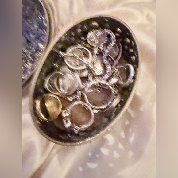 Elegant Silver and Gold Decorative Accent - Picture 8 of 9